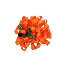 Curly Pumpkin Hair Clip