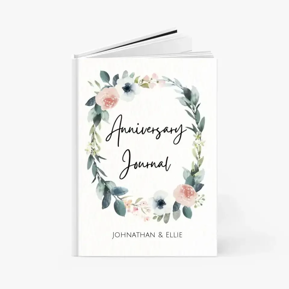 Custom Names Anniversary Journal Lovebook For Couples