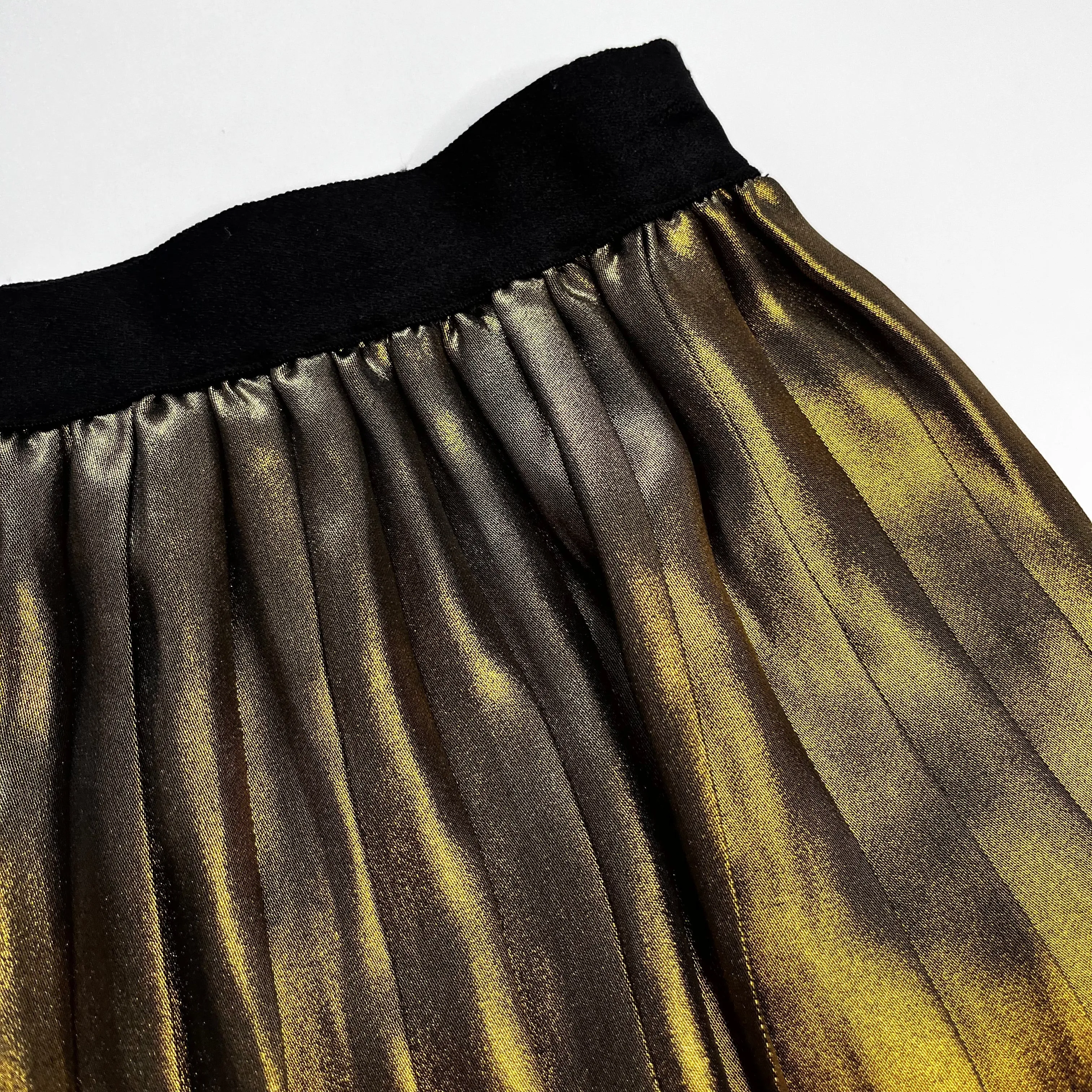 Cyrillus Metallic Pleated Skirt: 6 Years