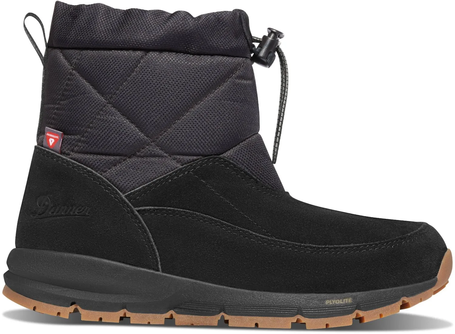 Danner Womens Cloud Cap 400G Black Suede Snow Boots