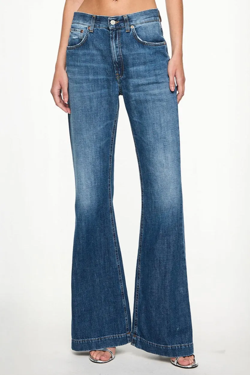 Dondup Olivia Jeans Denim Scuro Donna