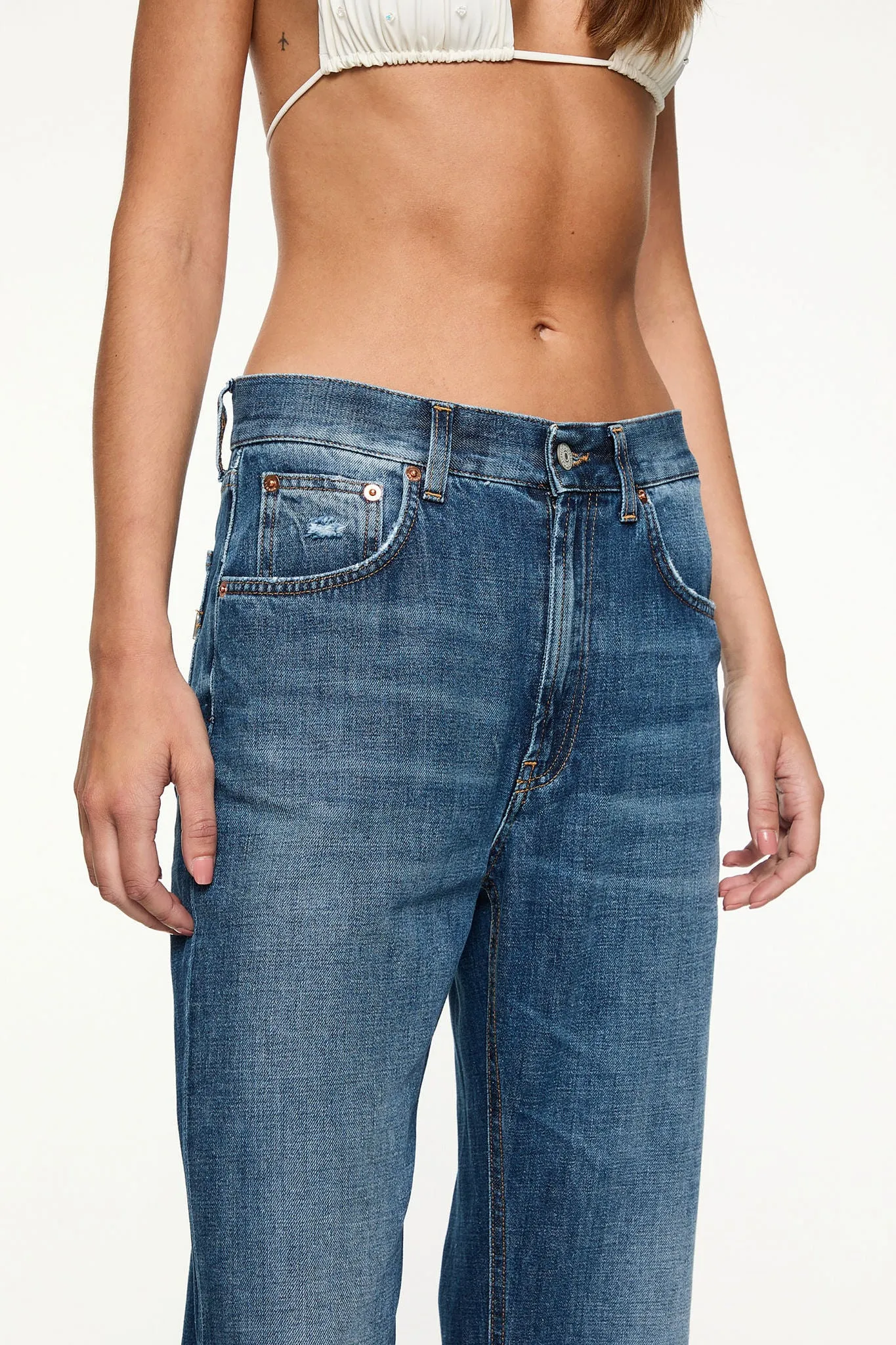 Dondup Olivia Jeans Denim Scuro Donna