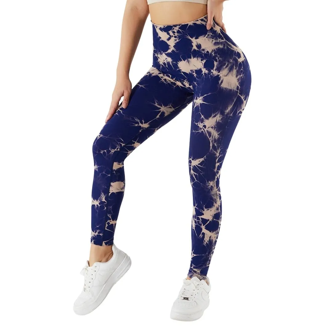 Eden Tie Dye Scrunch Leggings