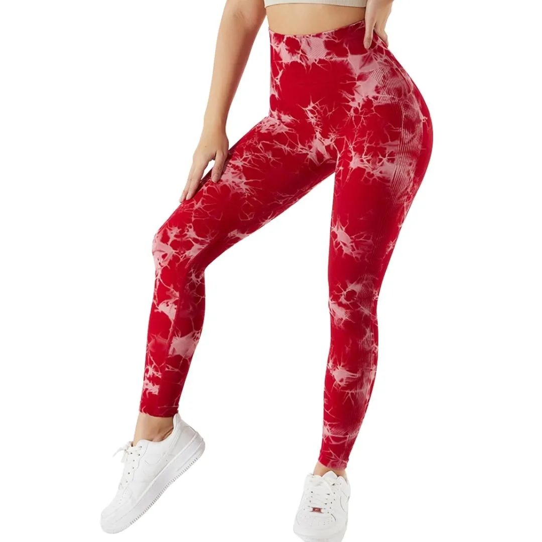 Eden Tie Dye Scrunch Leggings