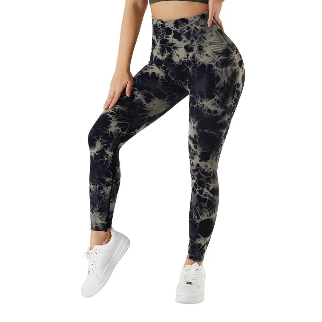 Eden Tie Dye Scrunch Leggings