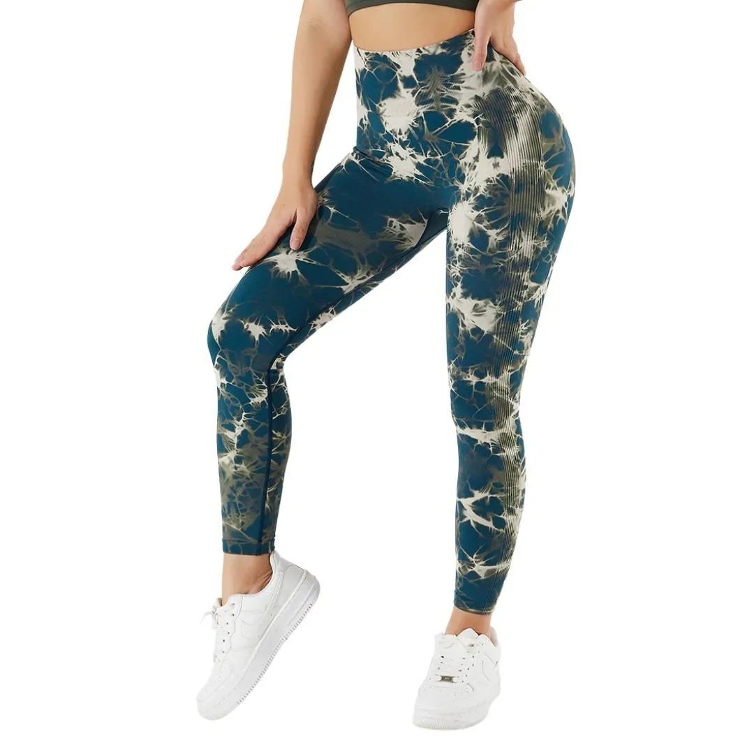 Eden Tie Dye Scrunch Leggings