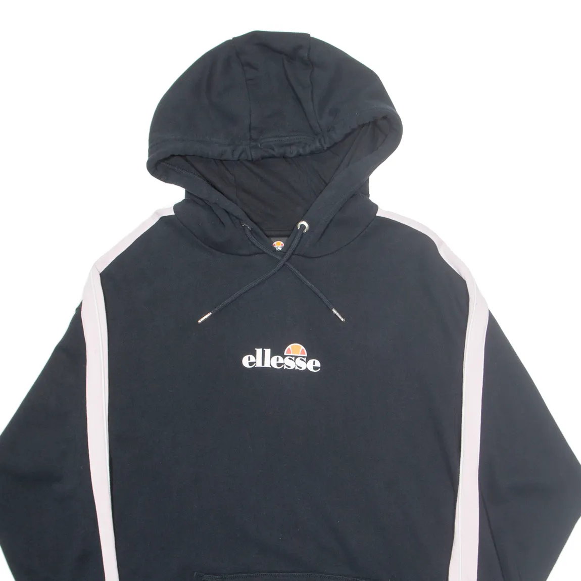 ELLESSE Womens Black Hoodie UK 12