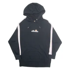 ELLESSE Womens Black Hoodie UK 12