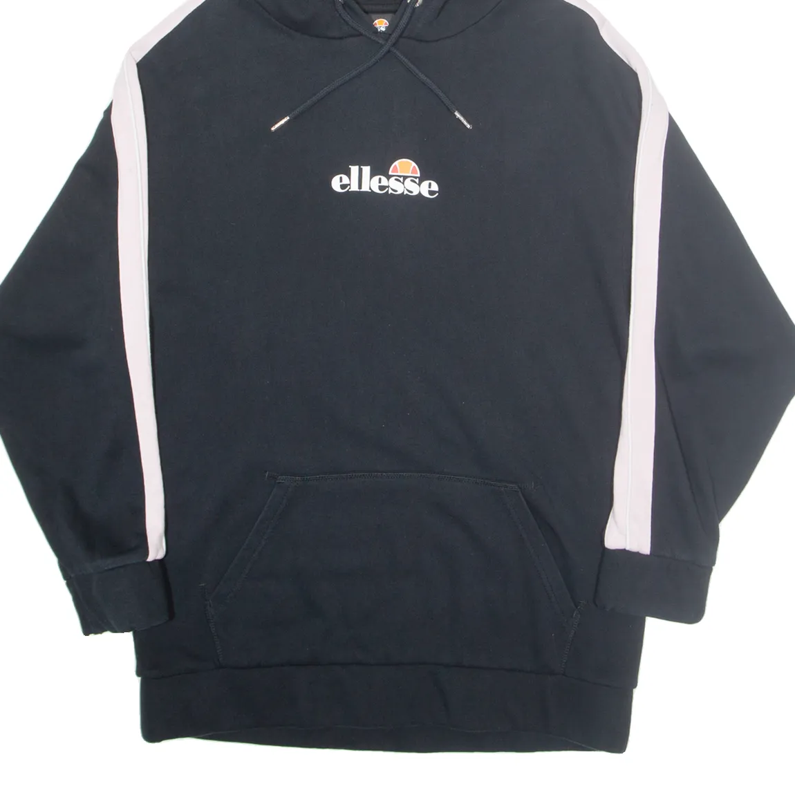 ELLESSE Womens Black Hoodie UK 12