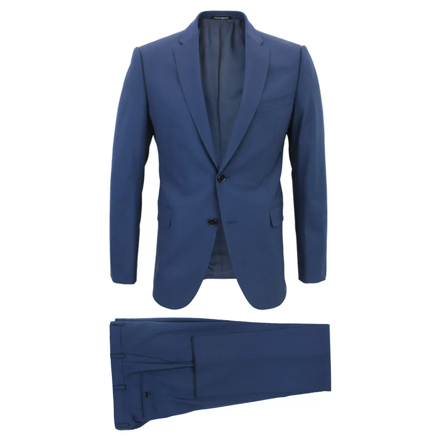 Emporio Armani - M Line Slim Fit Suit in Petrol Blue