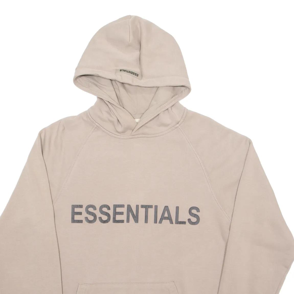 ESSENTIALS Mens Beige Hoodie L