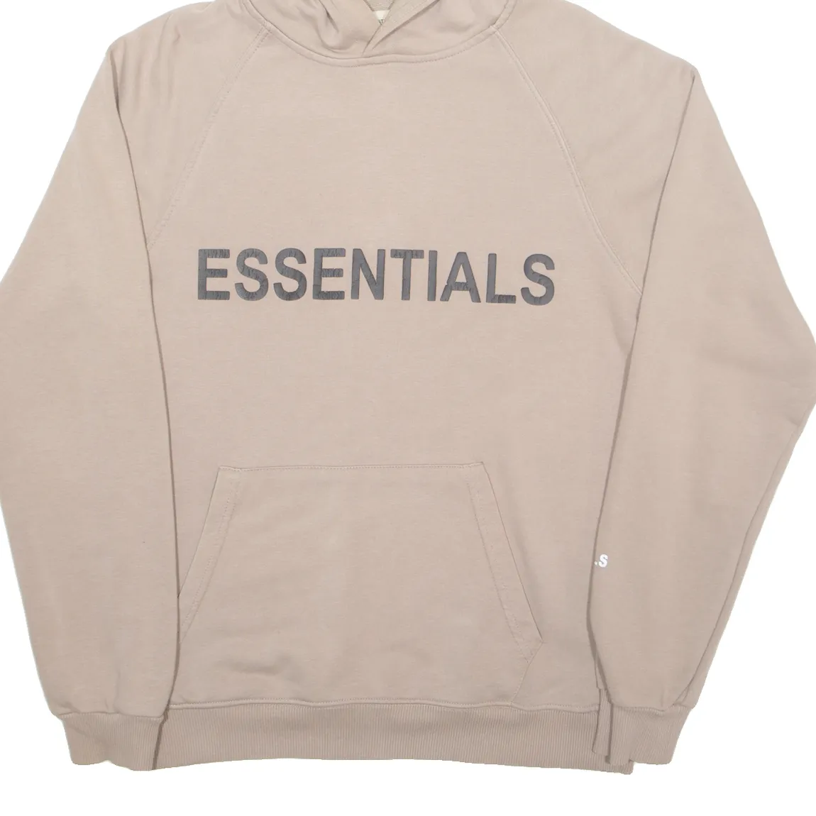 ESSENTIALS Mens Beige Hoodie L