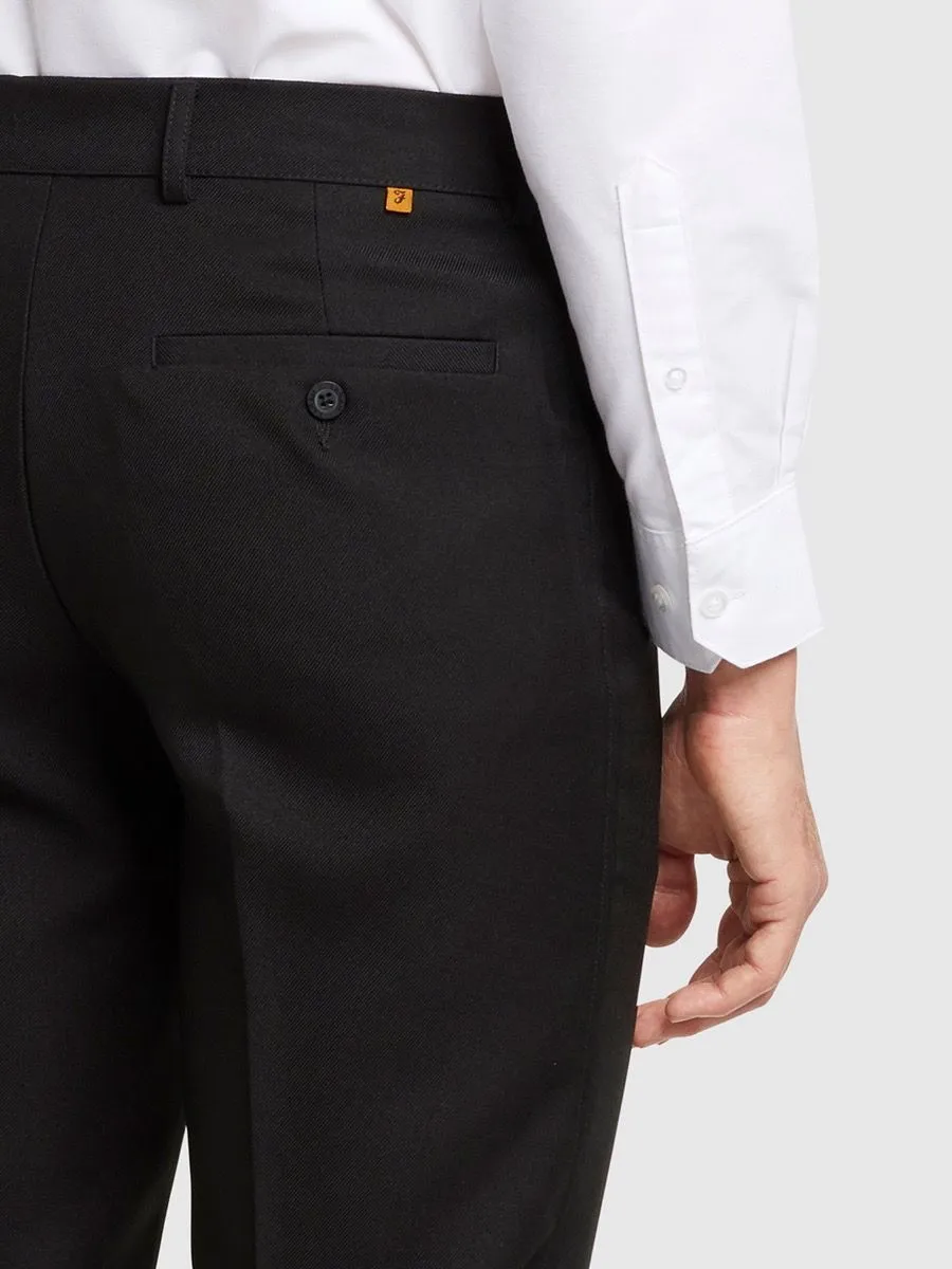 Farah Roachman Frog Pocket Trousers Black