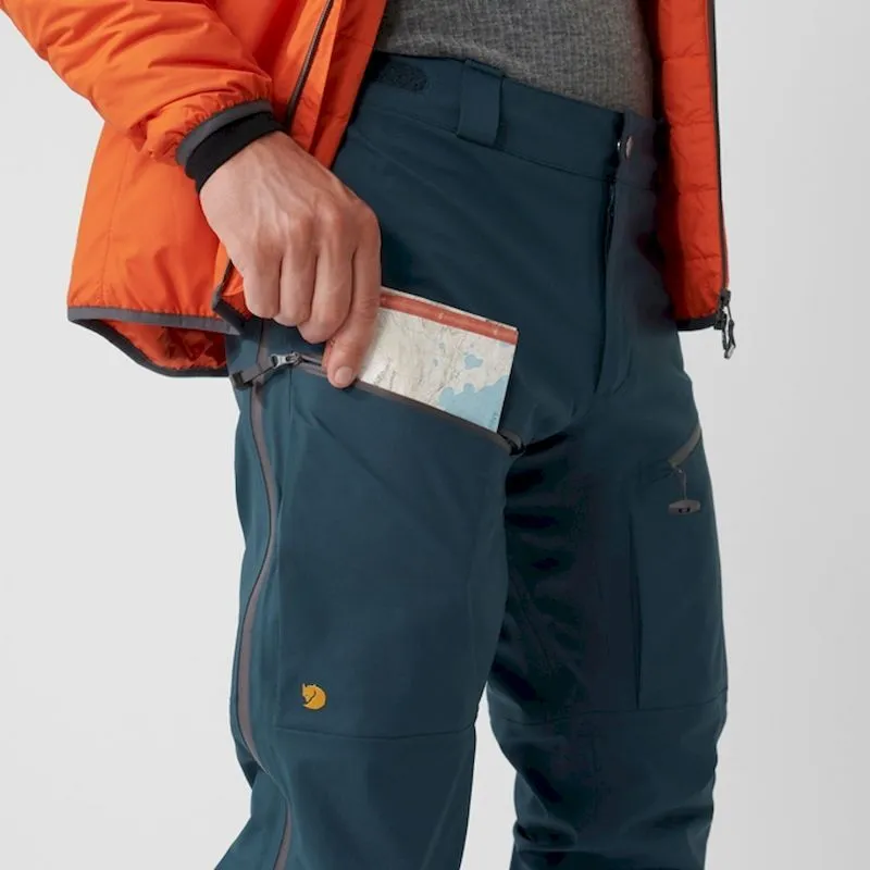 Fjällräven  Bergtagen Eco-Shell Trousers - Pantaloni antipioggia - Uomo