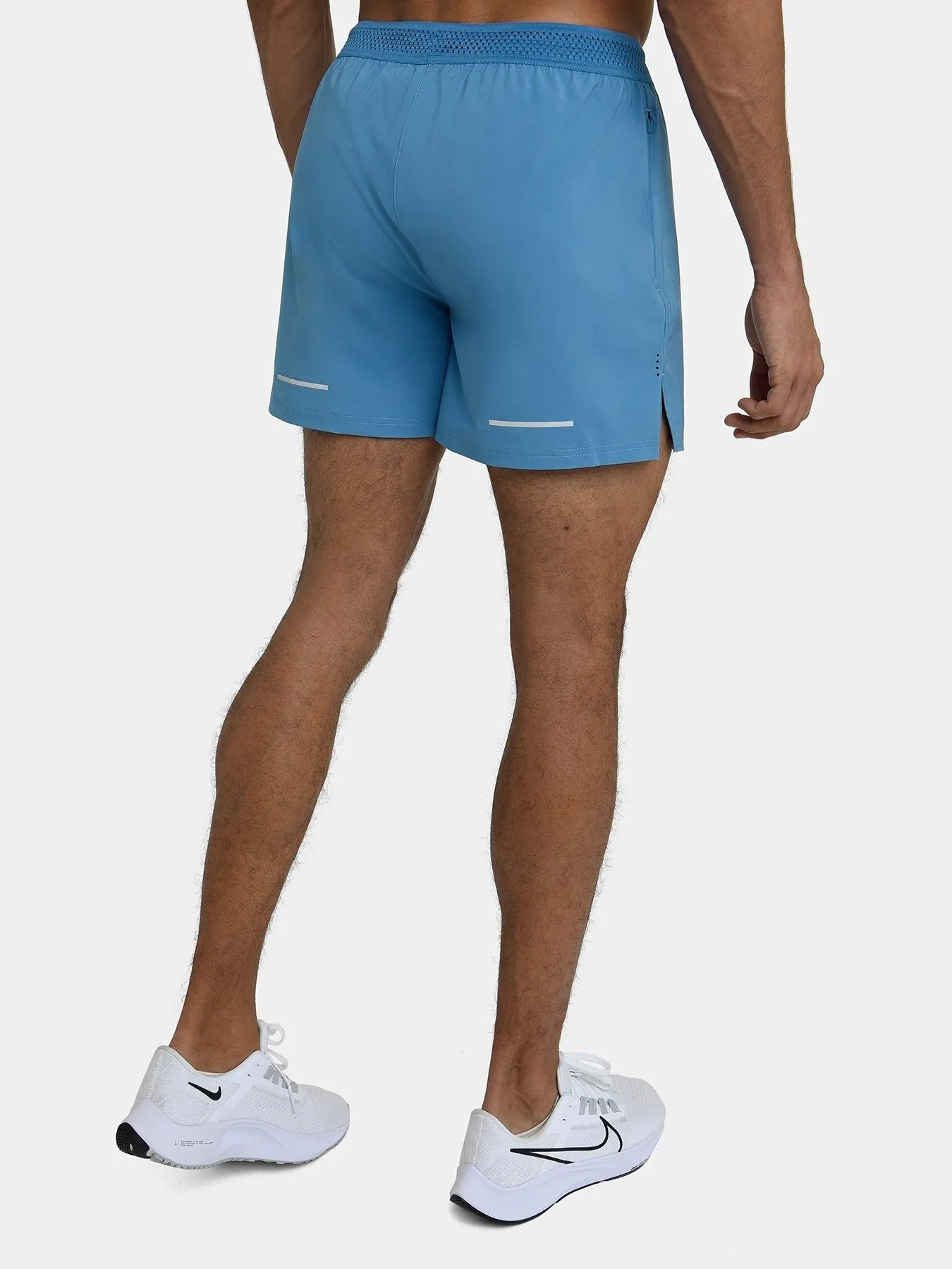 Flyweight Running Short With Zip Pockets & Relective Strips