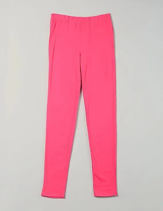 GAP Girls Pink Stretch Jersey Leggings