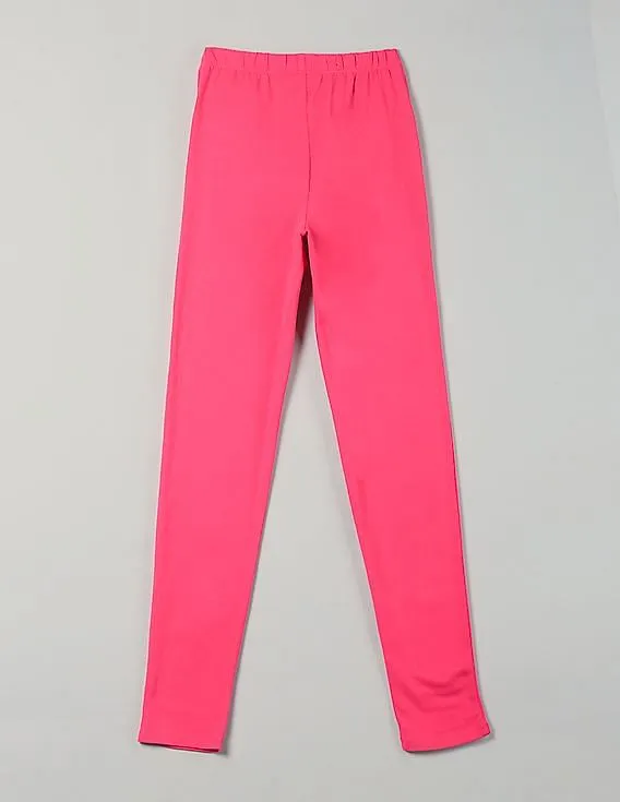 GAP Girls Pink Stretch Jersey Leggings