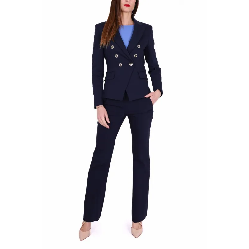 GIACCA BLAZER DOPPIOPETTO, BLU