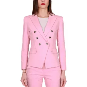 GIACCA BLAZER DOPPIOPETTO, ROSA