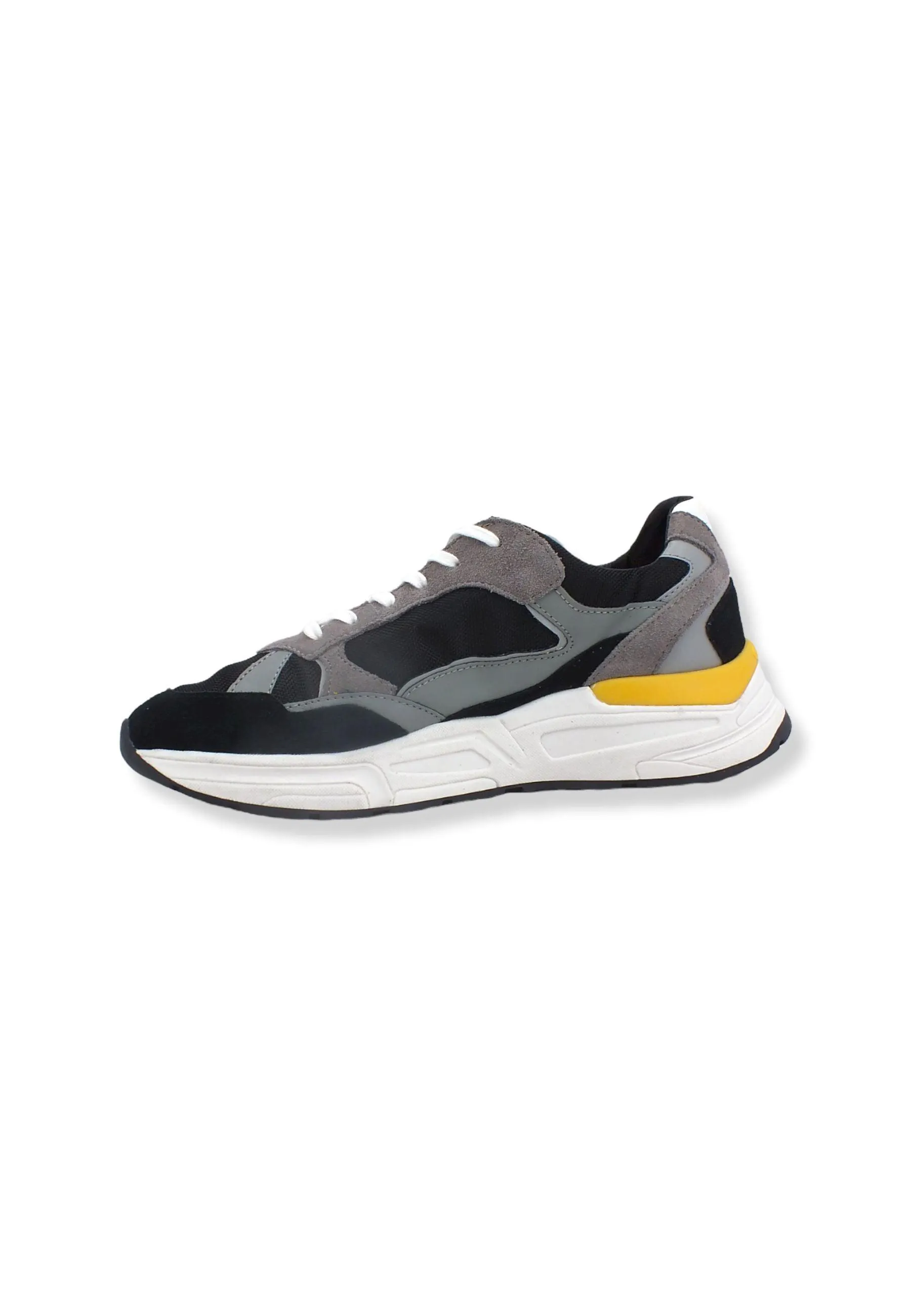 GUESS Sneaker Uomo Running Suede Black Multi FM5IMOELE12