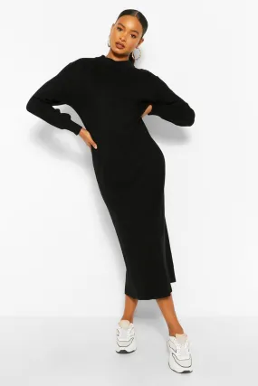 Heavy Rib Knit Sweater Dress