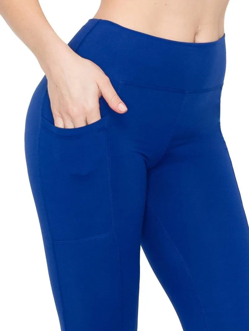 High Waist Leggings - Rectangular Pocket