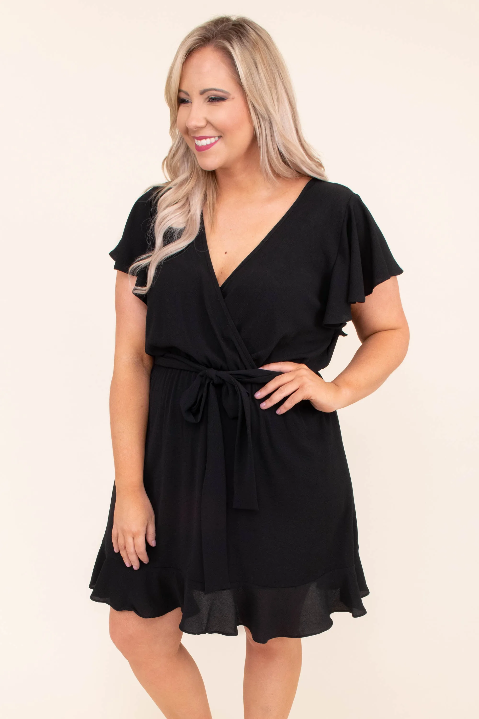 Hold The Flame Dress, Black