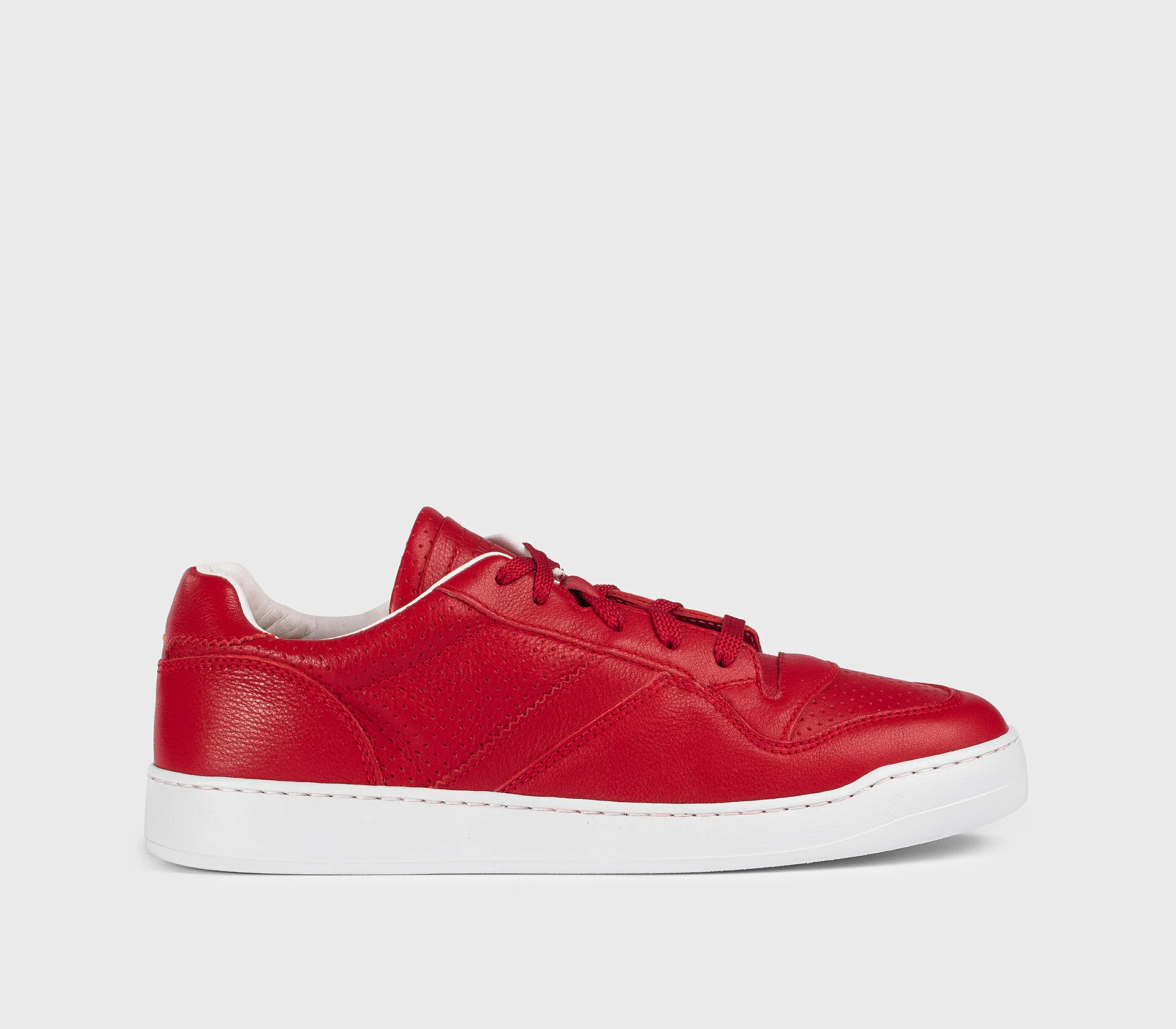 Hugh PARIS – Sneaker in red leather