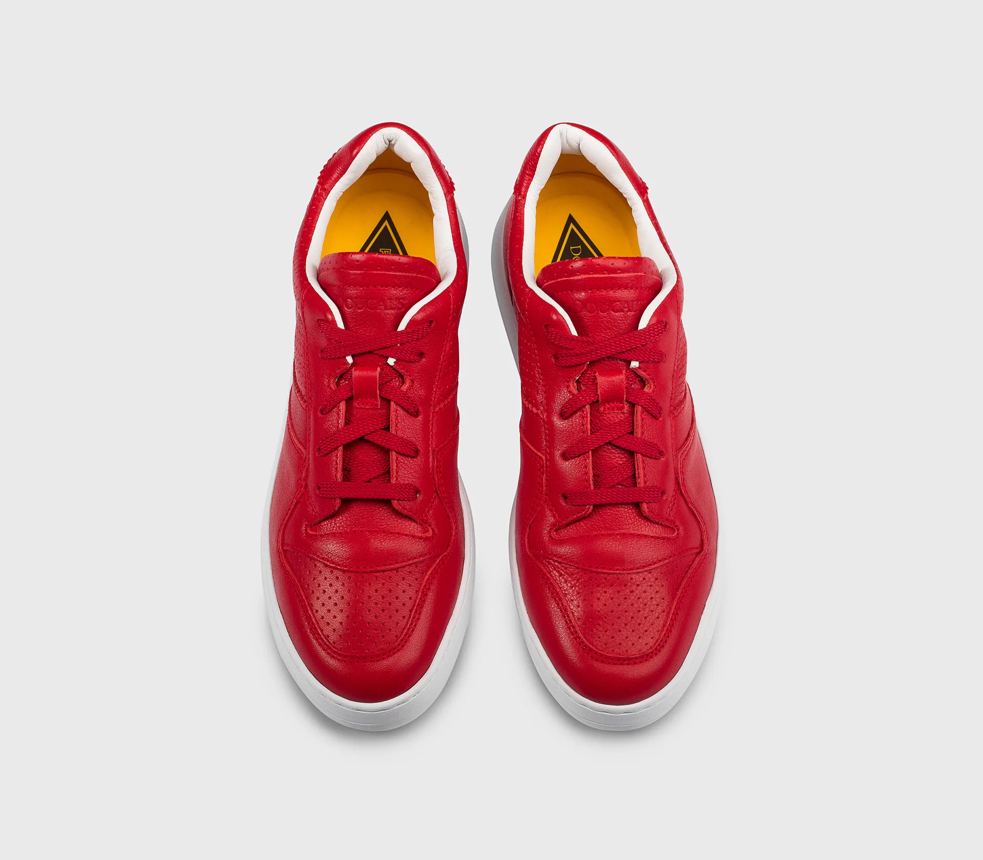 Hugh PARIS – Sneaker in red leather