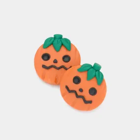 iLLASPARKZ Polymer Clay Pumpkin Stud Earrings