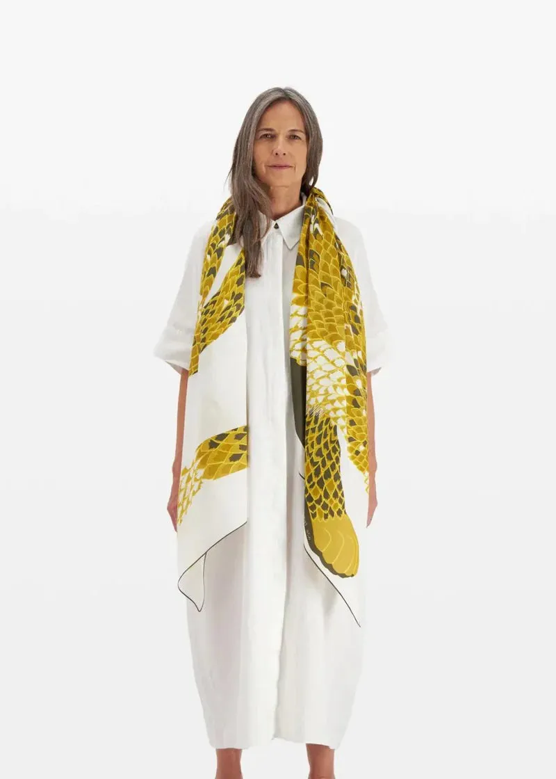 INOUI EDITIONS - NEOFELIS COTTON AND SILK SCARF