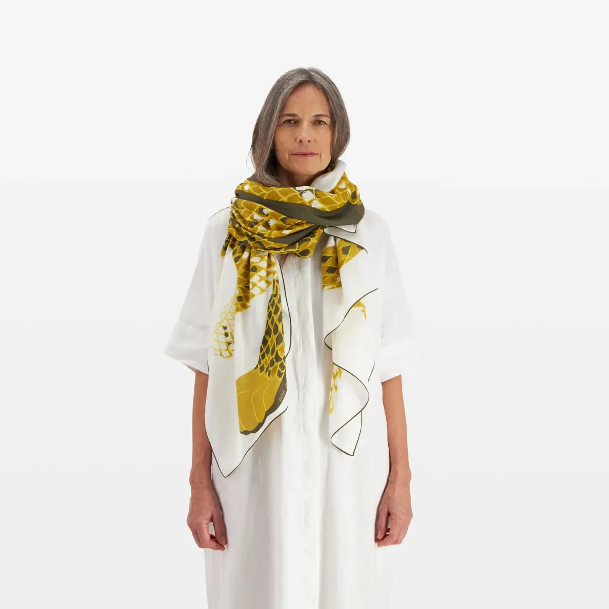 INOUI EDITIONS - NEOFELIS COTTON AND SILK SCARF