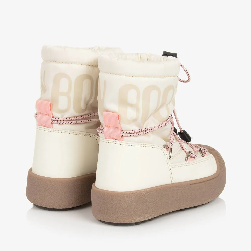 Ivory Snow Boots