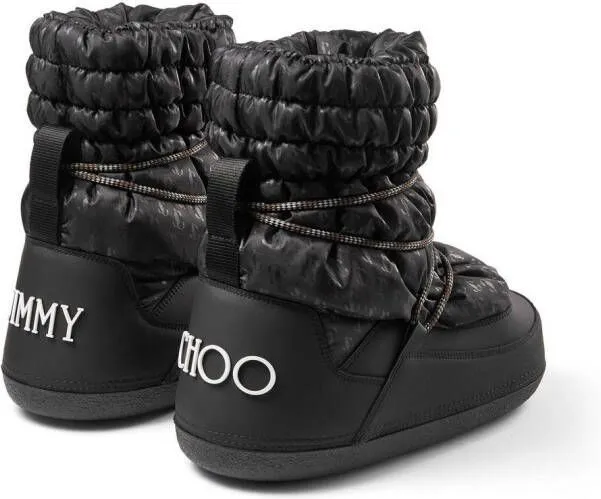 Jimmy Choo Yuzi padded snow boots Black