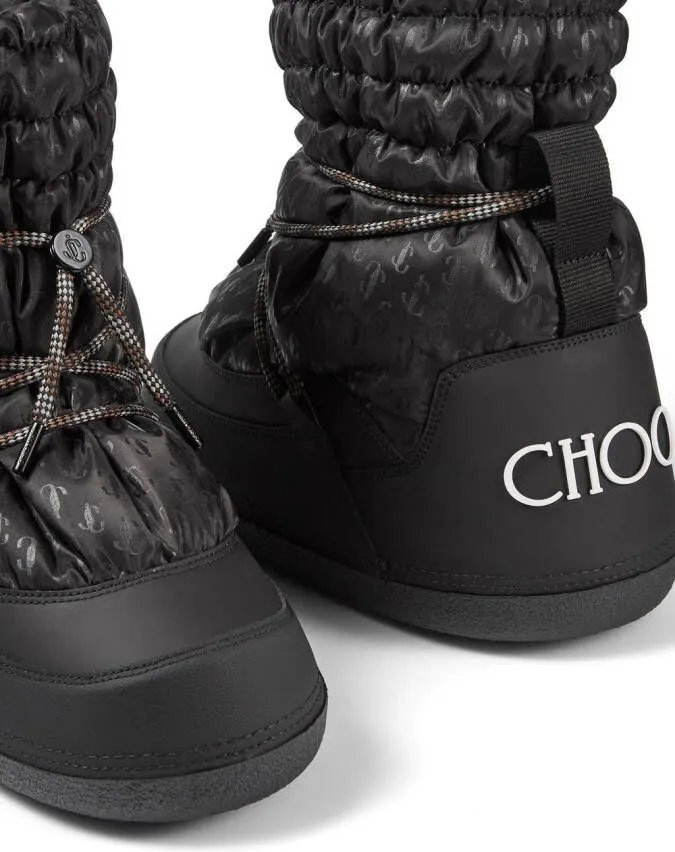 Jimmy Choo Yuzi padded snow boots Black