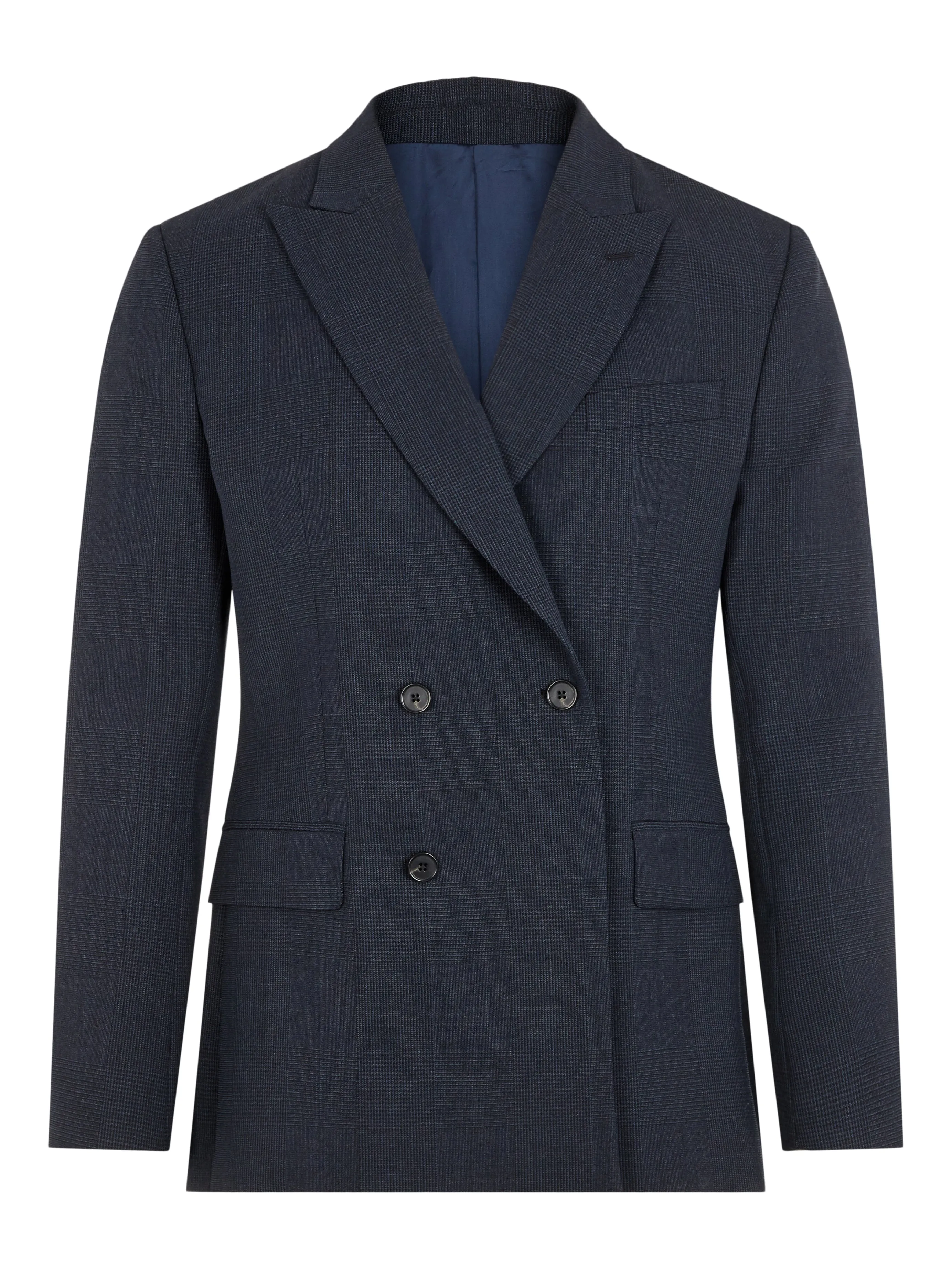 J.Lindeberg Mens Donnie DB Glen Check Blazer - JL NAVY