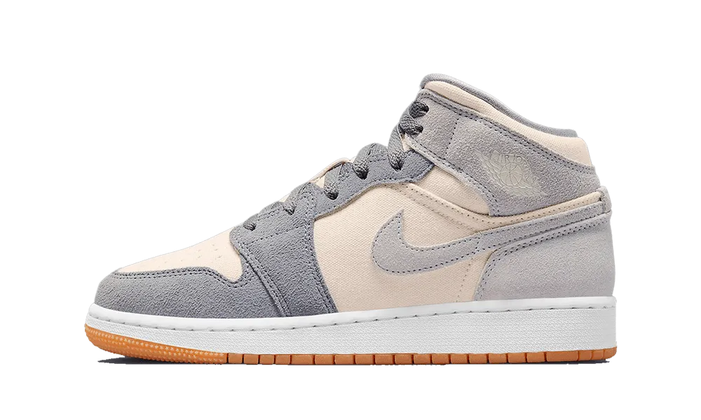 Jordan 1 Mid SE 'Coconut Milk Particle Grey (GS)'