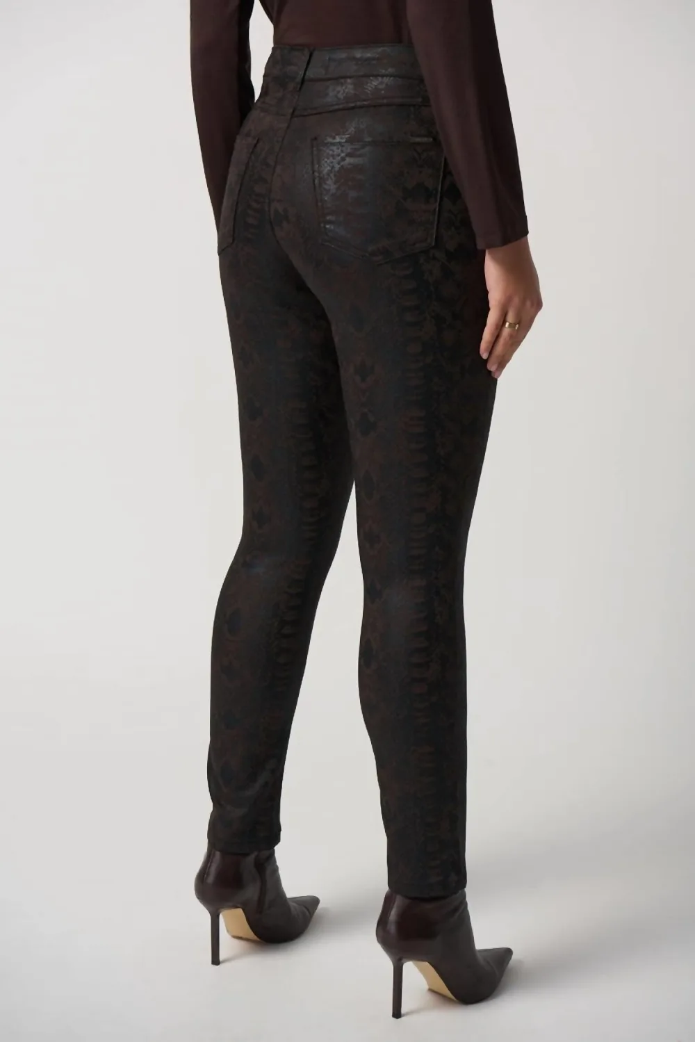 Joseph Ribkoff - Animal Print Slim-Fit Jeans