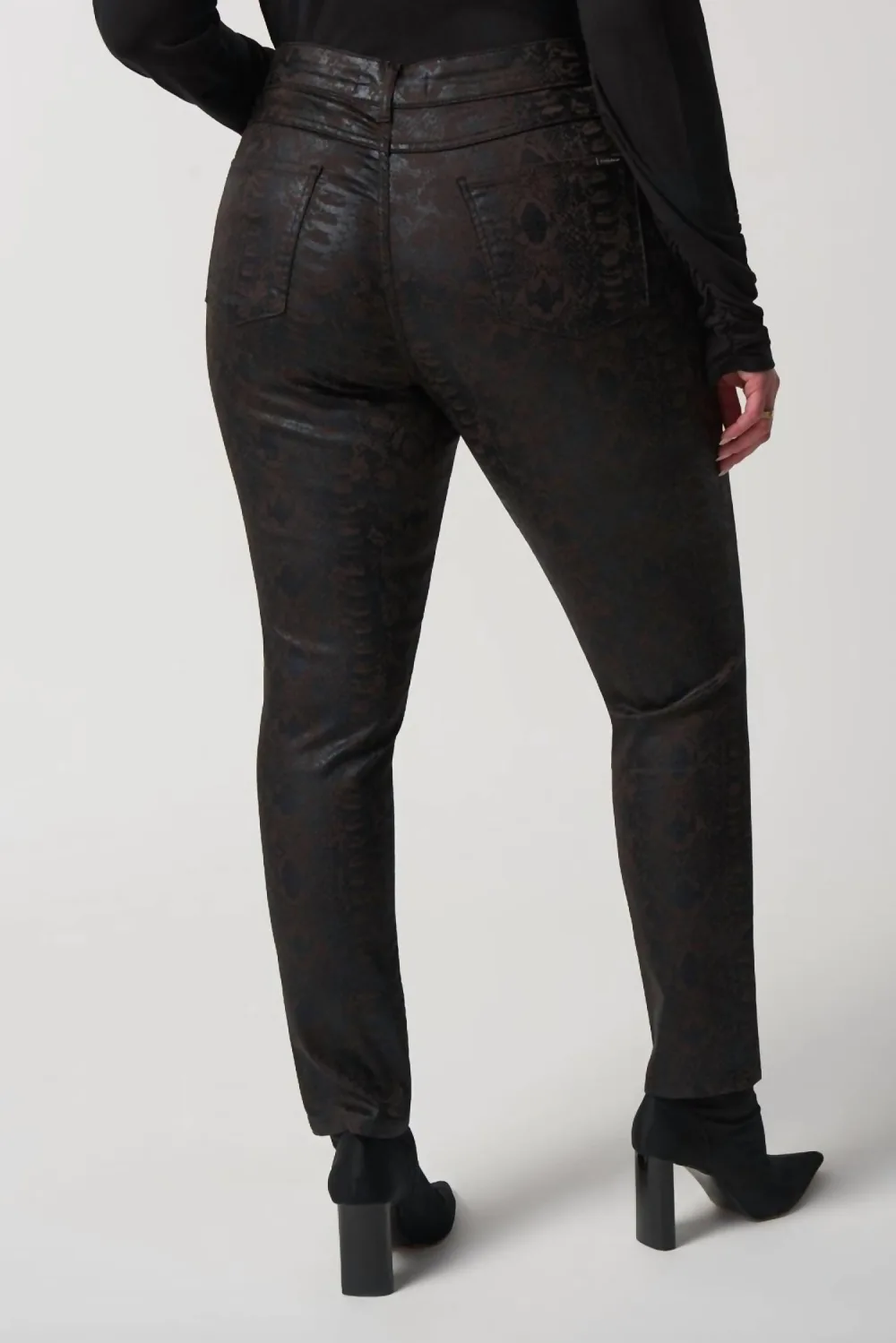 Joseph Ribkoff - Animal Print Slim-Fit Jeans