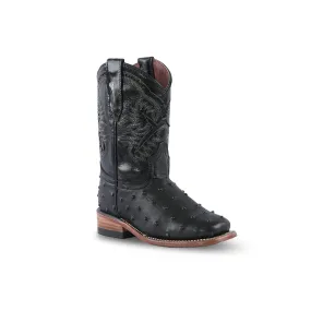 Kids Boot Ostrich Black EST K26-1