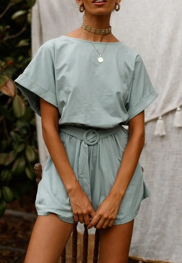 Kimmie Romper - Sage