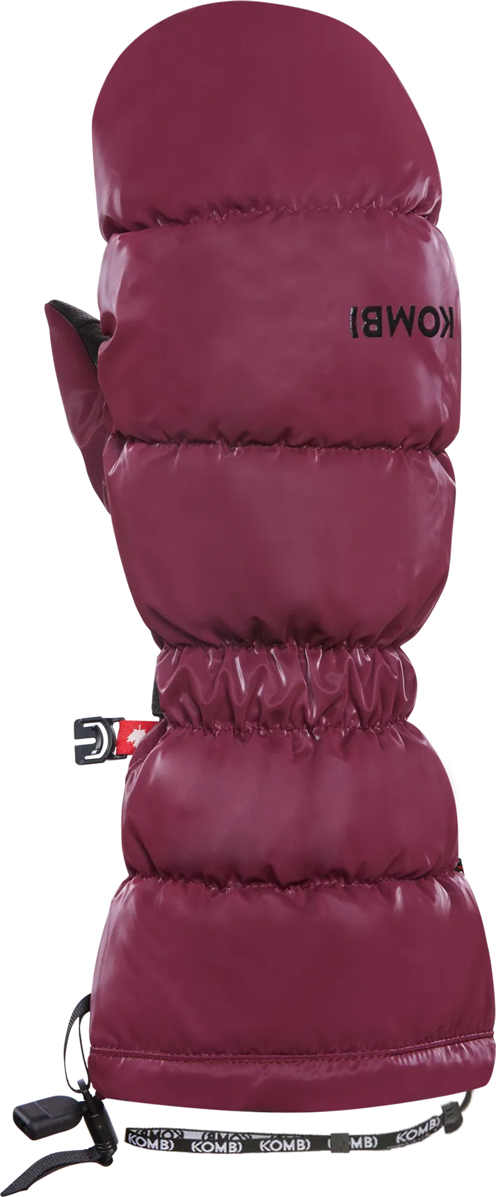 Kombi Women's Snazzy Ethical Goose Down Mittens Rosewood Red | Buy Kombi Women's Snazzy Ethical Goose Down Mittens Ros