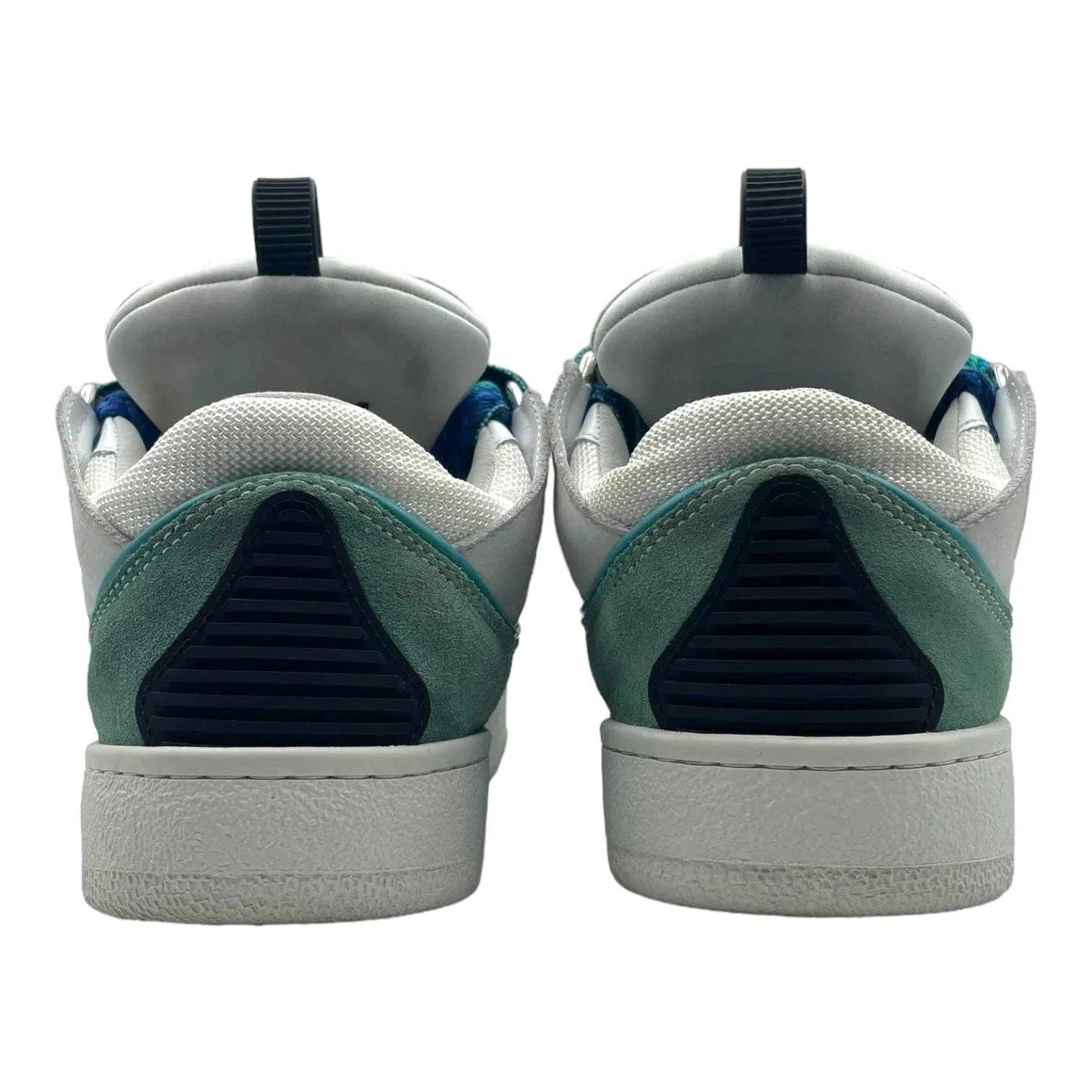 Lanvin Leather Curb Sneaker Aqua (W) Pre-Owned