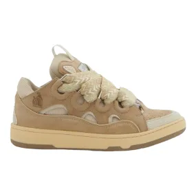 Lanvin Leather Curb Sneaker Ecrin