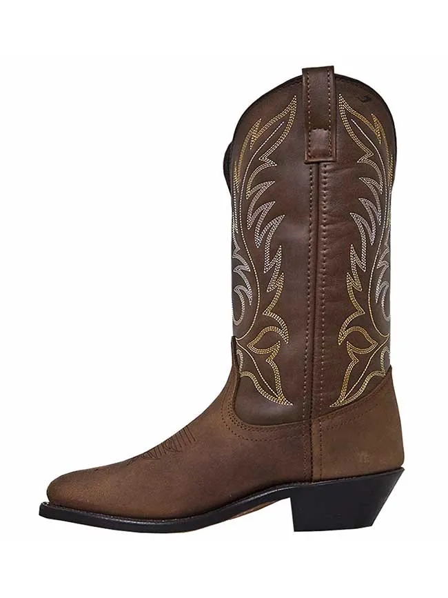 Laredo 5742 Womens Kadi Round Toe Leather Boots Brown