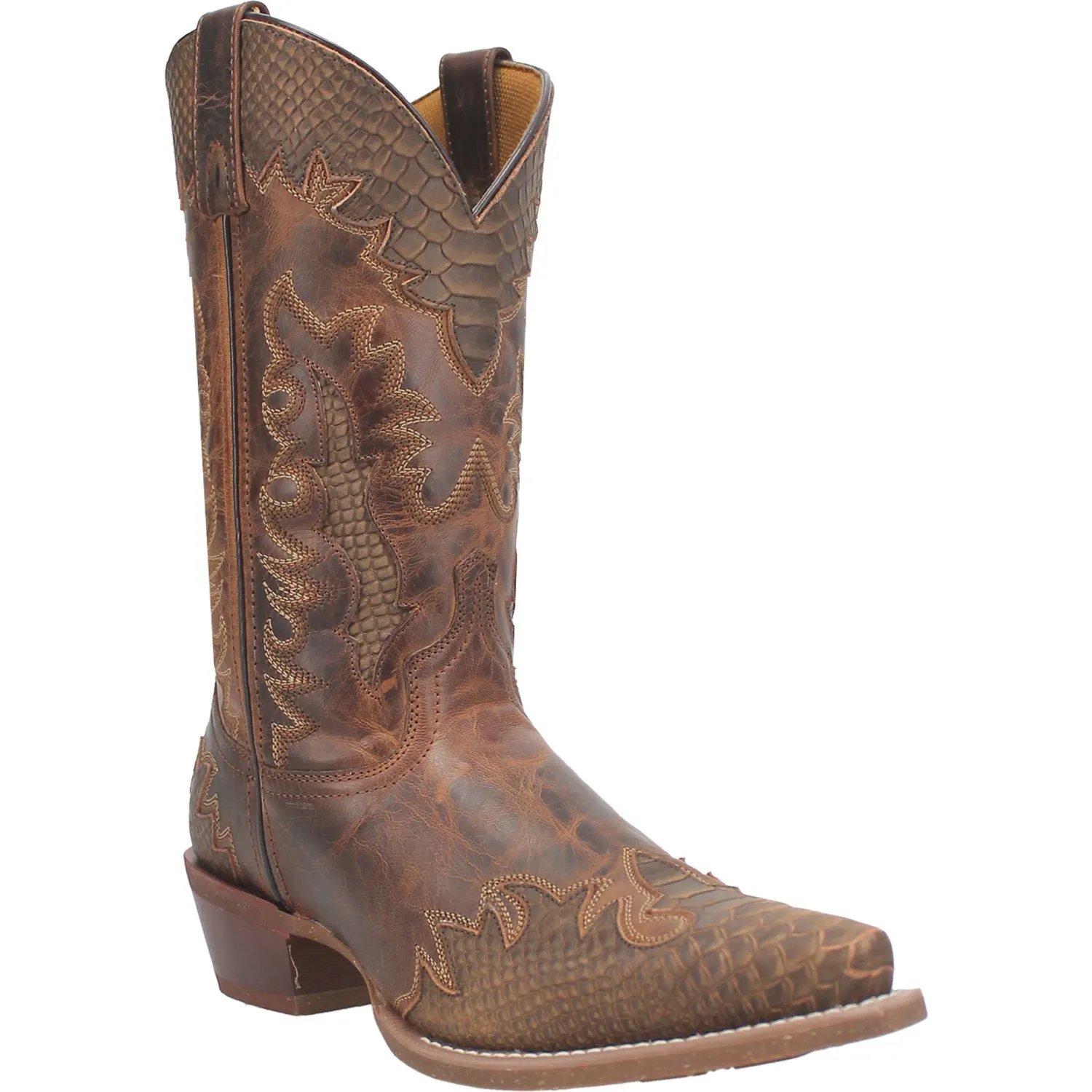 Laredo Mens Lexington Tan Leather Western Work Boots