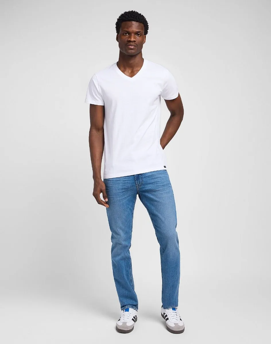 Lee Rider Regular Slim Denim Stretch Jeans Worn In Cody