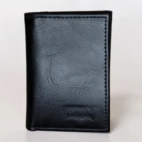 Levi's Wallet RFID Identity theft protection coated leather trifold 31LP110023 - Black