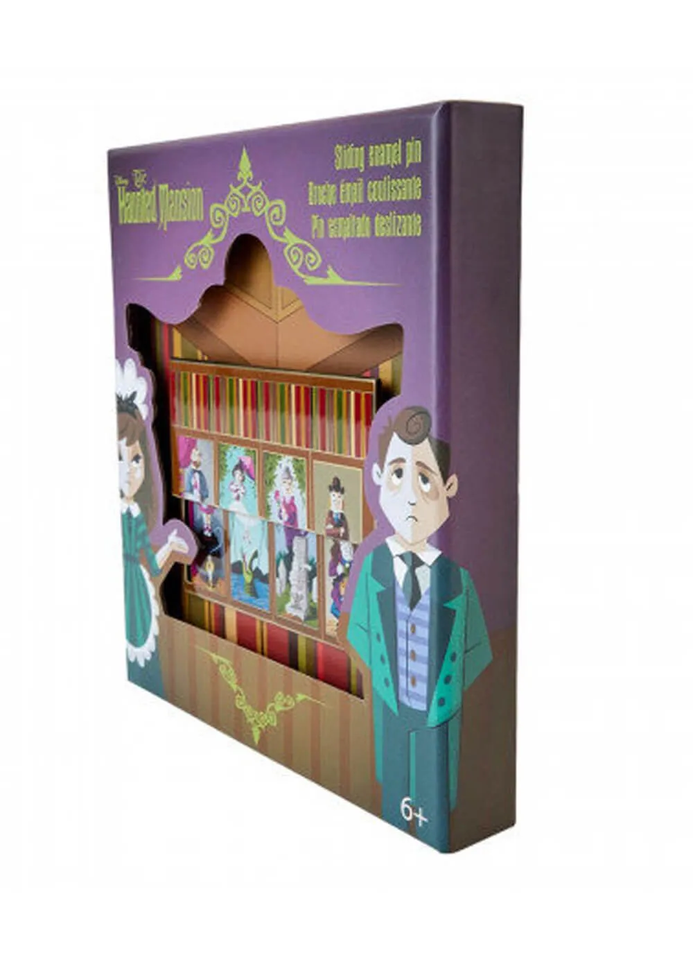 Loungefly Disney Haunted Mansion Sliding Portraits Pin