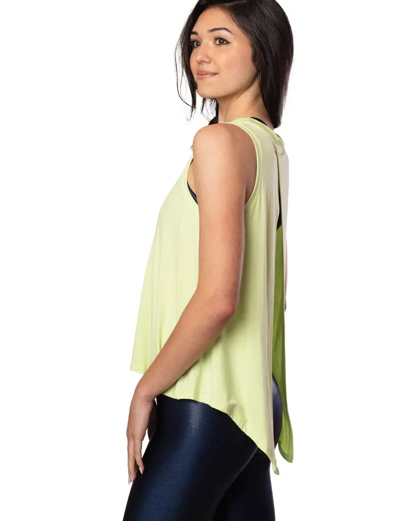 Lucy Tie Back Tank Citrus Lime